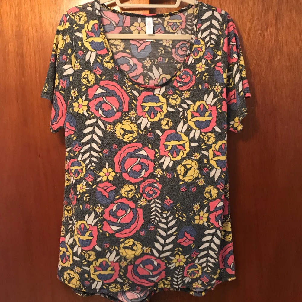Lularoe vintage floral classic T